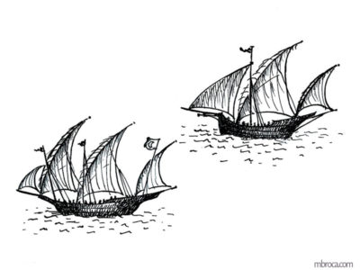 Publications, Deux bateaux, La belle Génoise, M.T. Buhagiar, M.Broca