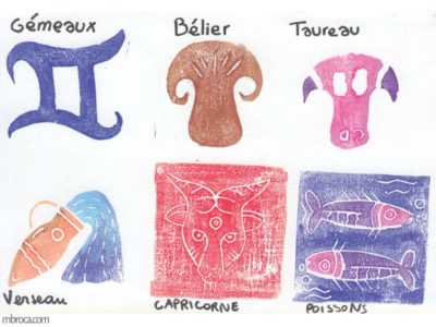 Pédagogie, les signes gémaux, bélier, taureau, verseaux, capricorne, poissons.